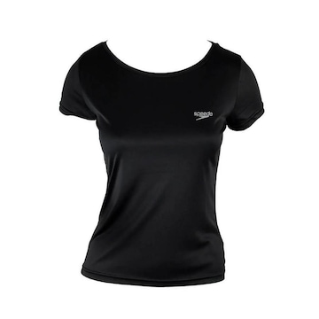 Camiseta Speedo Interlock Uv 50+ - Feminina