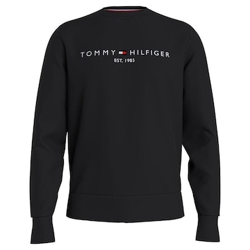 Blusão de Moletom Tommy Hilfiger Logo Sweatshirt - Masculino