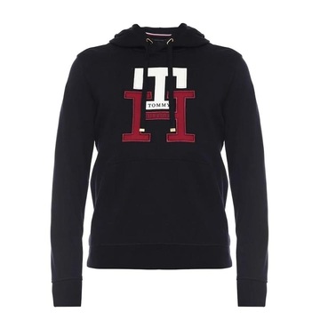 Blusão de Moletom sem Capuz Canguru Tommy Hilfiger Lux Monogram Hoody - Masculino