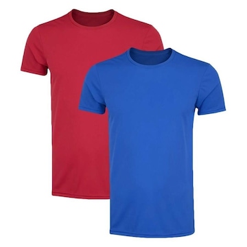 Kit de Camiseta PMC Básica - 2 Unidades - Masculina