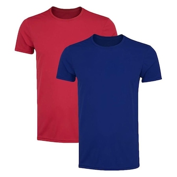 Kit de Camiseta PMC Básica - 2 Unidades - Masculina