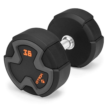 Halter Dumbbell Vollo Academia Musculação - 36kg