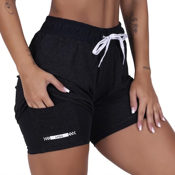 Shorts de Corrida Orbis com Bolso - Feminino