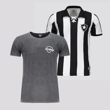 Camisa do Botafogo 1910 Futfanatics + Camisa Botafogo Estonada - Masculina