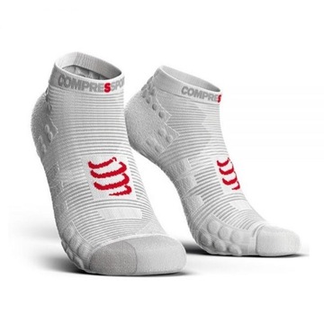 Meia de Compressão para Corrida Cano Curto Compressport Run Lo V3 - Unissex