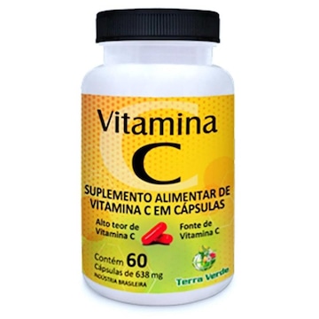 Vitamina C Terra Verde 638mg - 60 cápsulas