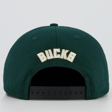 BONÉ ABA RETA NEW ERA NBA MILWAUKEE BUCKS 950 - SNAPBACK - ADULTO