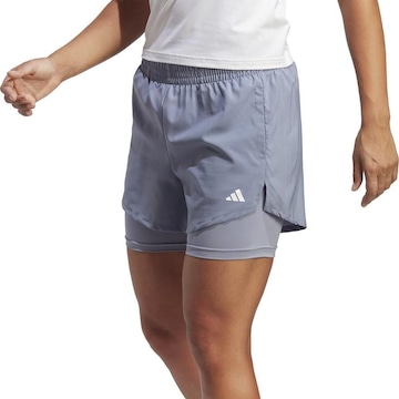 Short adidas 2 Em 1 Made For Training Minimal - Feminino