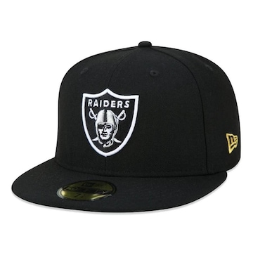 Boné Aba Reta New Era 59Fifty NFL Las Vegas Raiders Core - Fechado - Adulto