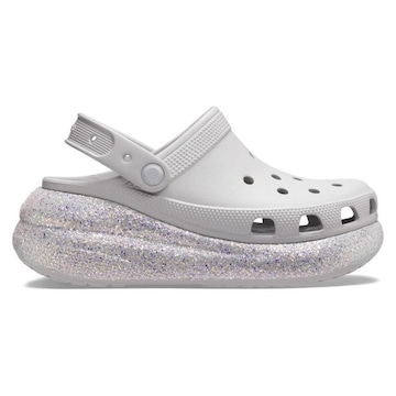 Chinelo Crocs Classic Crush Glitter Clog Atmosphere - Unissex