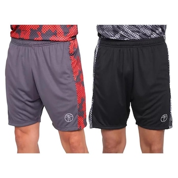 Kit Bermudas Topper Treino Ultracolor - 2 Unidades - Masculina