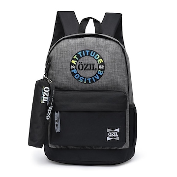 Kit Mochila Ozil com Estojo Reforçado