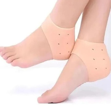 Meias de Silicone DK Anti Rachadura Protetor Ortopédica