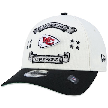 Boné Aba Curva New Era 9FORTY Kansas City Chiefs Campeao Super Bowl LVII - Snapback - Infantil