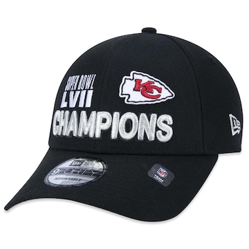 Boné Aba Curva New Era 9FORTY Kansas City Chiefs Campeao Super Bowl LVII - Snapback - Adulto