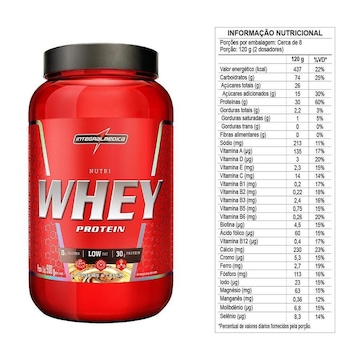 Nutri Whey Protein Integralmédica - 907G