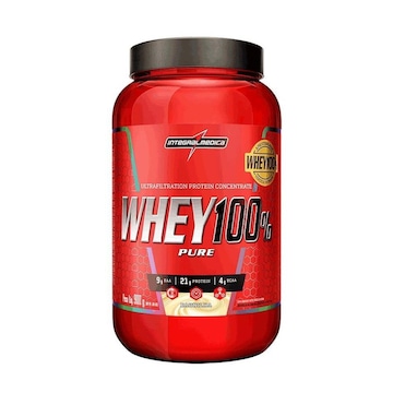 Whey 100% Pure Integralmédica - Morango - 900g