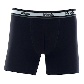 Cueca Boxer Longa Mash Cotton Elástico - Adulto