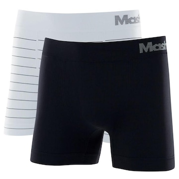 Cueca Boxer Mash Microfibra sem Costura - 2 Unidades - Adulto