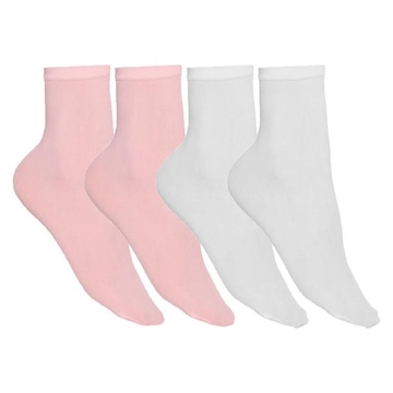 Kit Meias Selene Ballet Fio 40 - 4 Pares - Infantil