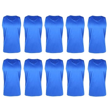 Kit Camisetas Regatas PMC Básica - 10 Unidades - Masculina