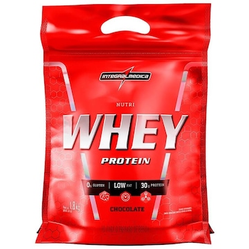 Whey Protein Nutri Integralmedica Isolado Concentrado Refil - Chocolate - 1,8Kg