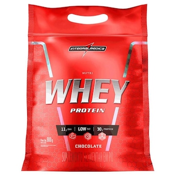 Whey Protein Nutri Integralmedica Isolado Concentrado Refil - Chocolate - 900g