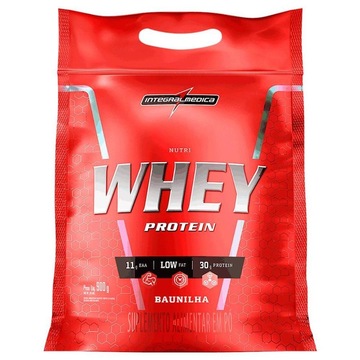 Whey Protein Nutri Integralmedica Isolado Concentrado Refil - Baunilha - 900g