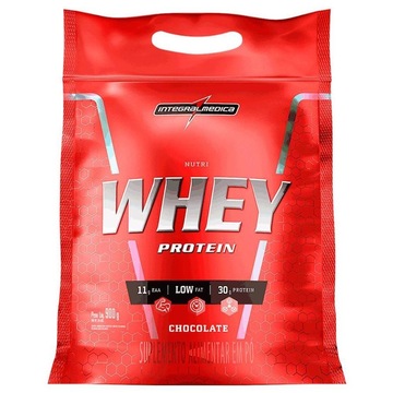 Whey Protein Nutri Integralmedica Isolado Concentrado Refil - Chocolate - 900g
