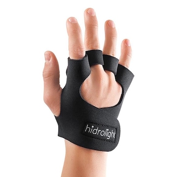 Luvas para Musculação Hidrolight em Neoprene Sem Polegar - Adulto