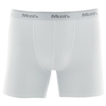 Cueca Boxer Longa Mash Masculina Cotton Algodão Elástico