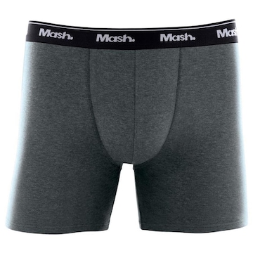 Cueca Boxer Longa Mash Masculina Cotton Algodão Elástico