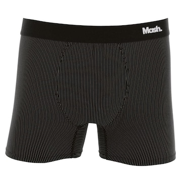 Cueca Boxer Mash Risca de Giz Microfibra Elástico - Adulto