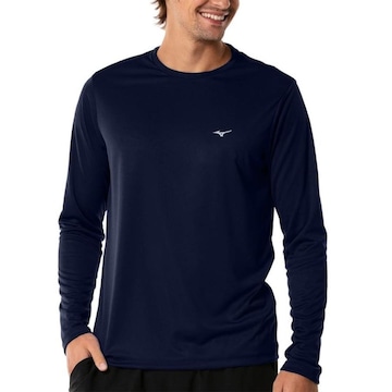 Camiseta Mizuno Manga Longa Energy - Masculina