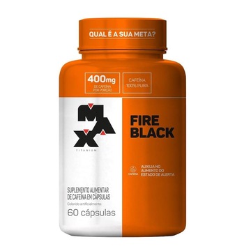 Termogênico Fire Black Max Titanium - 60 Caps