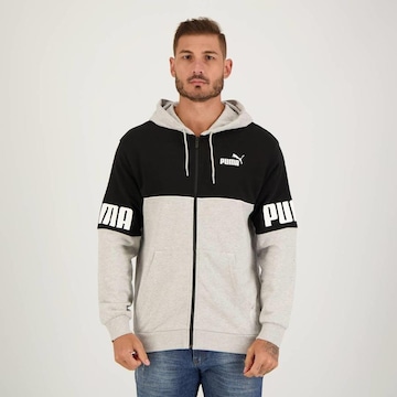 Jaqueta com Capuz Puma Power Colorblock TR - Masculina