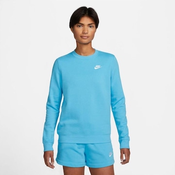 Blusão Fleece Nike Sportswear Club Crew - Feminino