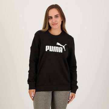 Blusão de Moletom Puma ESS Logo Crew TR - Feminino