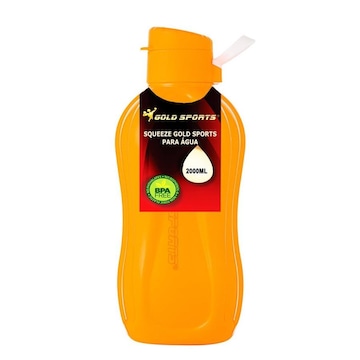 Garrafa Gold Sports Resistente II - 2 Litros