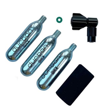 Kit de Gás CO2 para Bike Quick Durban Aplicador - 3 Unidades