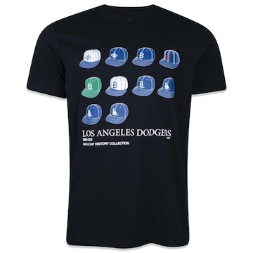 Camiseta New Era Regular Mlb Los Angeles Dodgers Core - Masculina