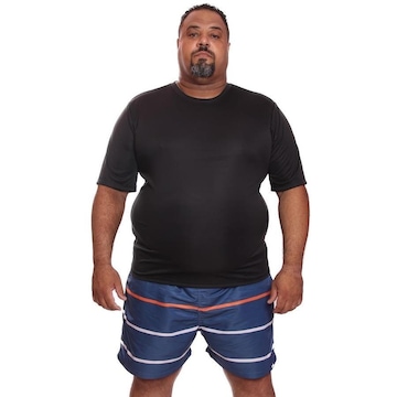 Camisa Térmica Dellas Fit Dry Fit Plus Size com Proteção Solar Uv - Masculina