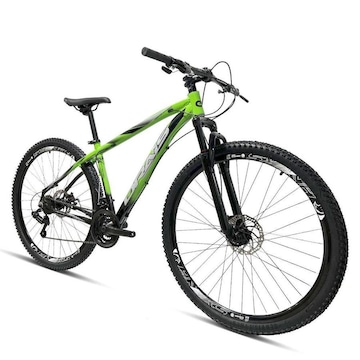 Bicicleta Aro 29 Drais Bi-Color - Freio a Disco - Câmbio Shimano - 21v - Adulto