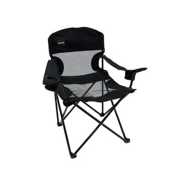 Cadeira para Camping Dobrável Nautika Fresno com Porta Copos