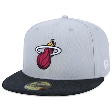 Boné Aba Reta New Era 59fifty NBA Miami Heat Core Fitted Fitted - Adulto