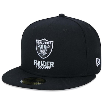 Boné Aba Reta New Era 59fifty NFL Las Vegas Raiders Back To School Fitted Fitted - Adulto