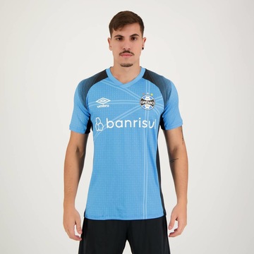 Camisa do Grêmio Aquecimento 2023 Umbro - Masculina