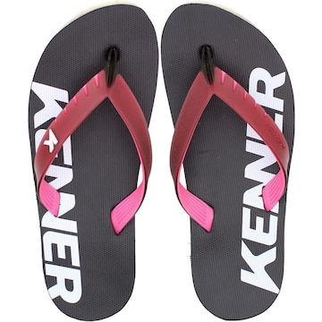 Chinelo Kenner Red Logo - Masculino