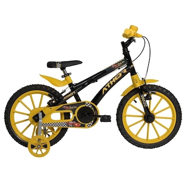 Bicicleta Aro 16 Athor Baby Lux Cars - Freio V-Brake - Marcha Única - Infantil