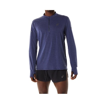 Camiseta Asics Manga Longa Metarun? 1/2 Zip Ls - Masculina